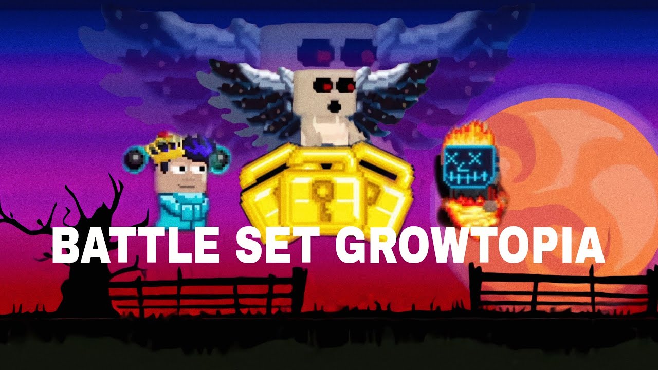 BATTLE SET GROWTOPIA MODAL 40WL BISA DAPET 3 SET BAGUS!!!!, " yang