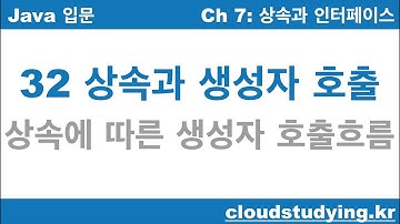 [자바 기초 32] 상속과 생성자 호출