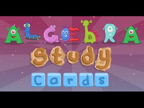 Algebra Study Cards