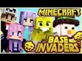So Close!! | Minecraft Base Invaders!