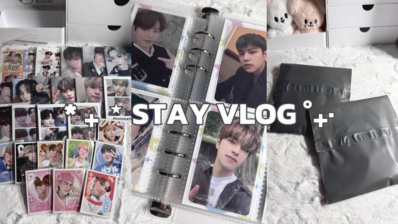 [STAY VLOG] 또 다시 포장..🎶🤍 | 스트레이키즈 • 스키즈 • 포카포장 • 비공굿 • 랜박 • straykids • skz