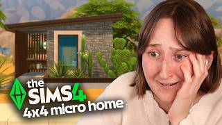 Building a 4x4 MICRO HOME in The Sims 4! (Streamed 7/9/26)