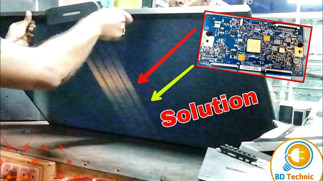 Sony Tv KDL43W800C Screen problem Solution. YouTube