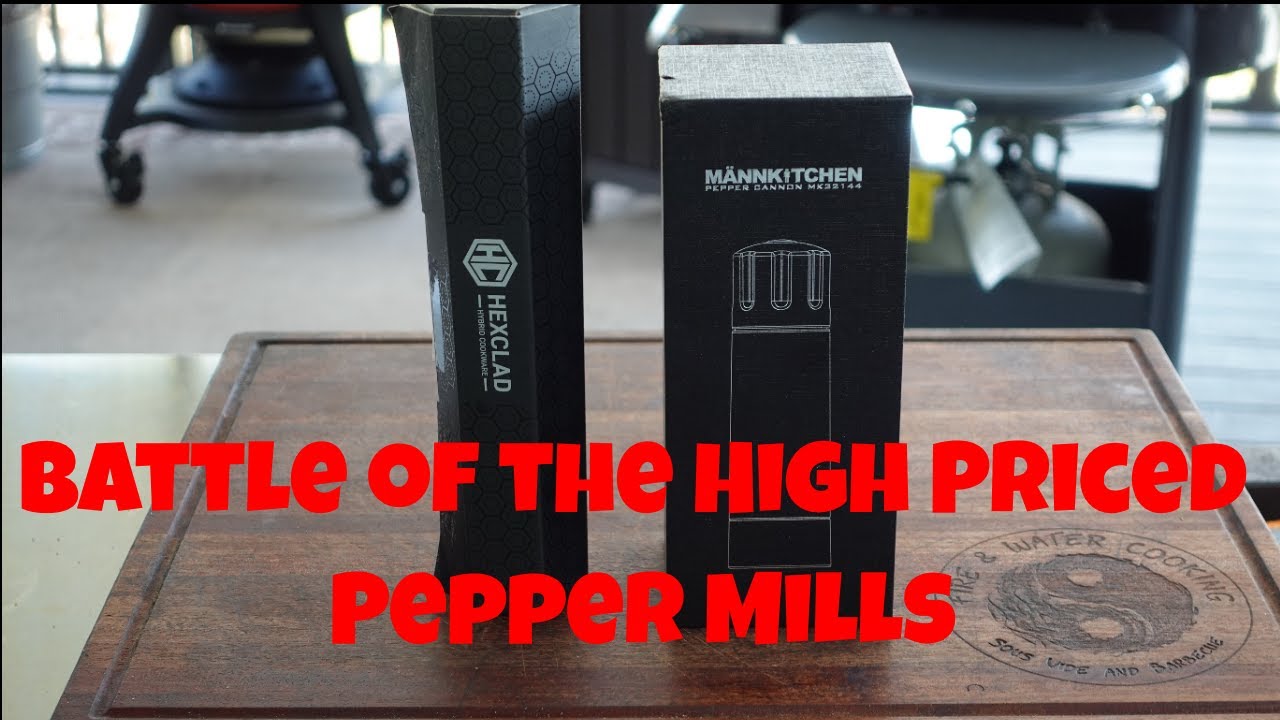 Battle of the High Priced Pepper Mills! HexClad vs. Pepper Cannon
