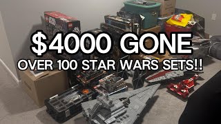 My Biggest Retired Lego Star Wars Haul Yet! I Spent $4000 Dollars??