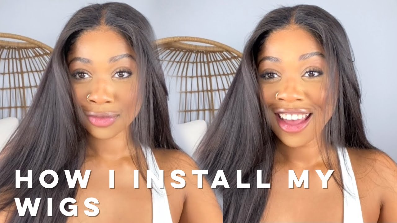 $70 20 INCH TRANSPARENT LACE CLOSURE | How I Install My Wigs| Best Wig ...