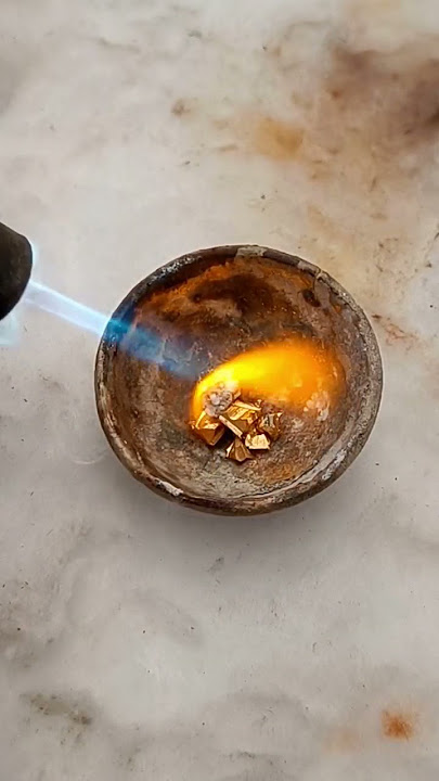 1 Gram Gold Melting 🔥 #shorts
