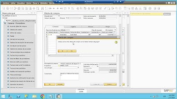 SAP business one Proceso de compras