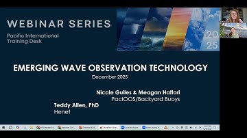 2025 Webinar 1: Emerging Wave Observation Technology