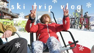 SKI TRIP VLOG | A WEEKEND IN THE ALPS BBY ❄️🎿⛷