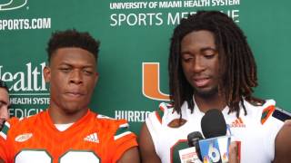 ahmmon richards darrell langham post scrimmage presser 4 22 17