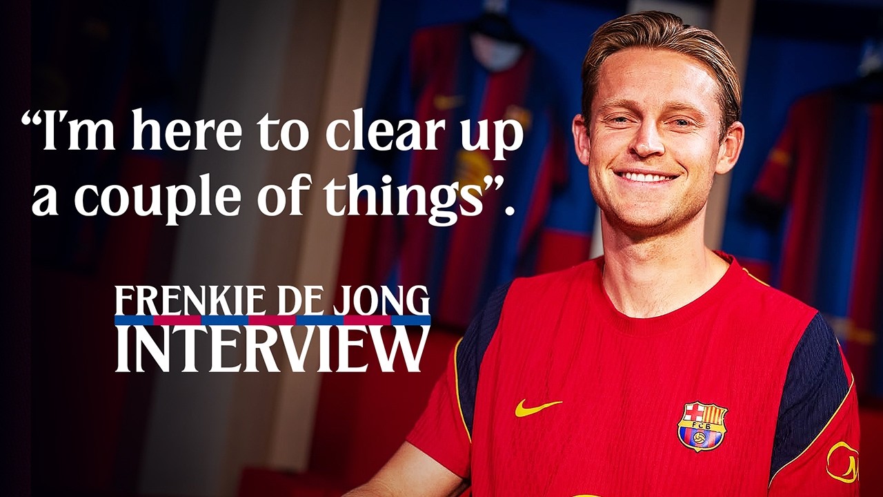 🔴EXCLUSIVE INTERVIEW: FRENKIE DE JONG | FC Barcelona 🔵🔴
