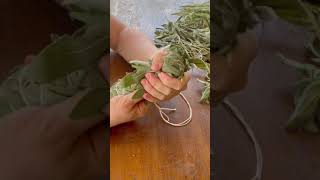 How to Make Sage Bundles for Smudging