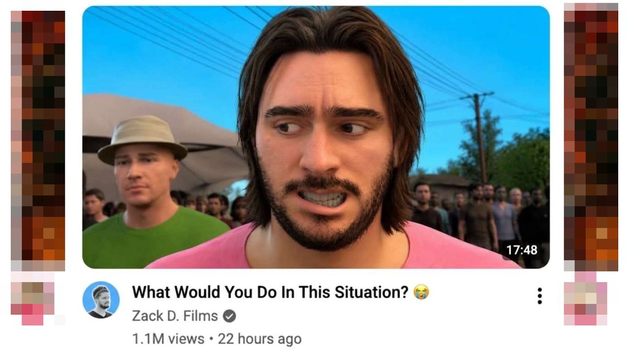 when you're the subject of a Zack D. Films video