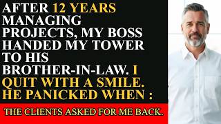 Company gave MY PROJECT to the CEO's Brother-in-Law after 12 years, so I LEFT and took the client...
