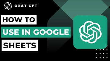 How to Use ChatGPT in Google Sheets !