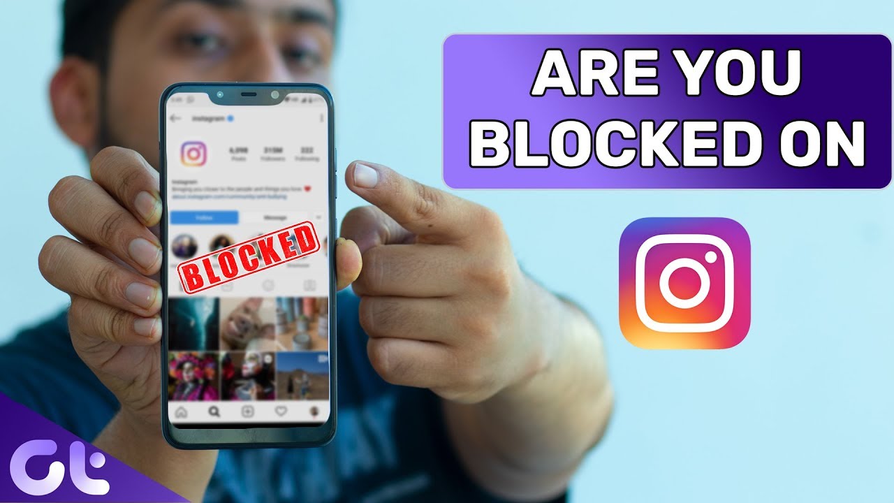 On instagram someone blocked me 5 things