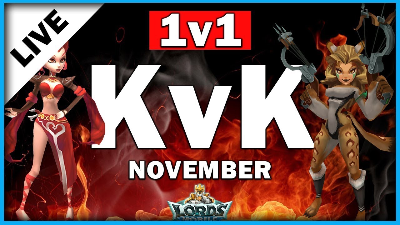 LORDS MOBILE - KVK NOVEMBER LIVE STREAM - MISTER BP GAMING - YouTube