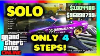 *NEW* GTA5 SOLO MONEY GLITCH *MEGA EASY* SOLO CAR DUPLICATION GLITCH (XB1, PS4, PC) FARMING DUPE!!