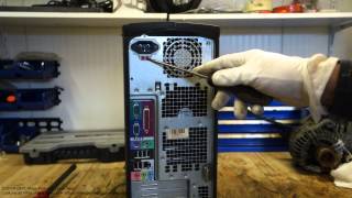 How to adjust Dell PC computer usage voltage 110V or 220V