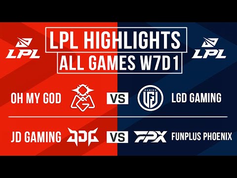 LPL Highlights ALL GAMES Week 7 Day 1 | LPL Spring 2024