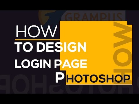 Learn How To Design Simple Login Form With Psd  2018