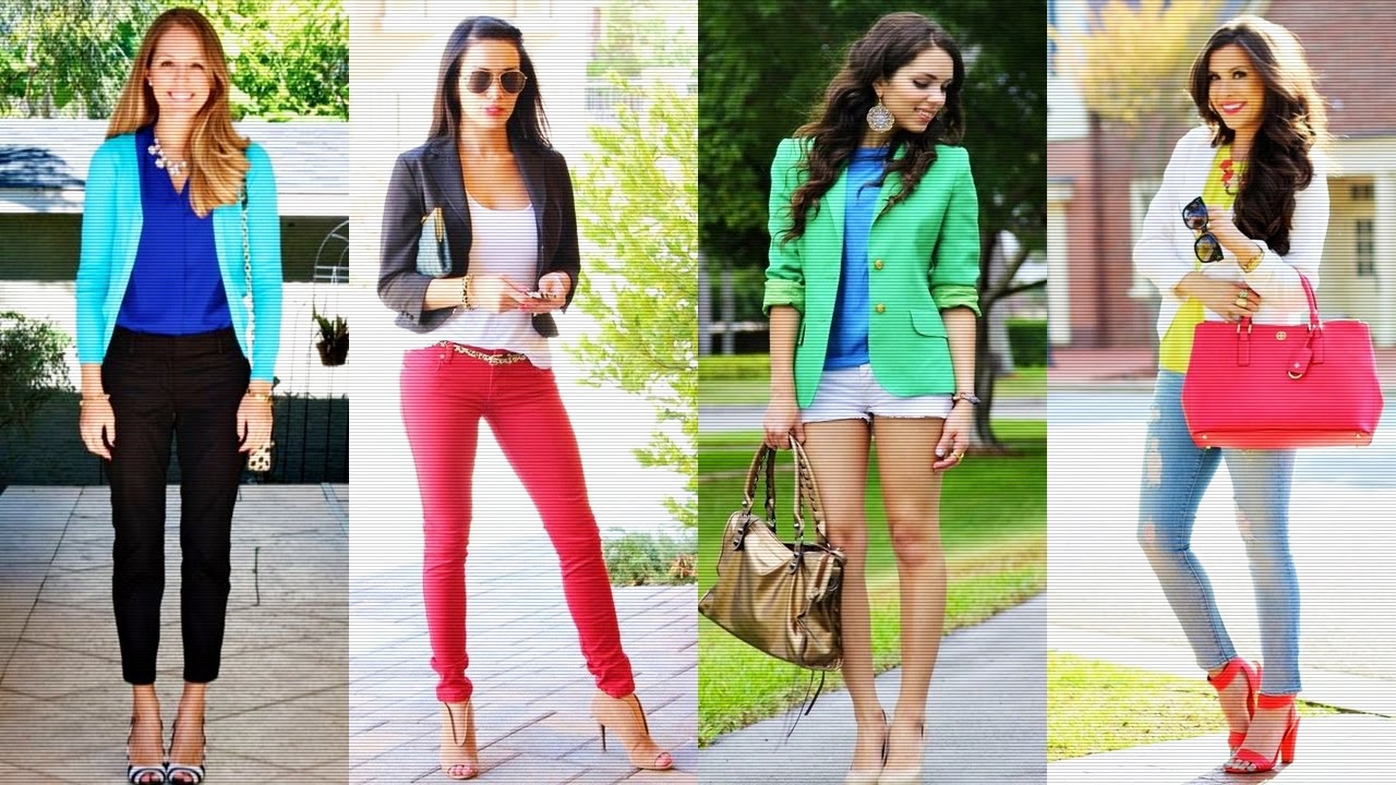 COMBINACION DE UN BLAZER DE MODA - YouTube