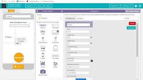 How to create an app with Blockly