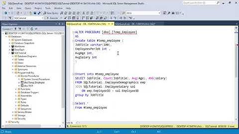 Advanced SQL Tutorial | Stored Procedures + Use Cases