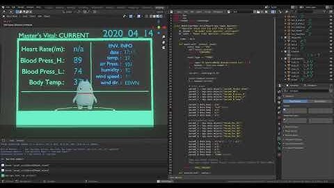 【参考動画】bpyを利用し、csvのデータをBlenderのtextに反映
