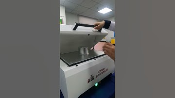 Pure copper alloy analyzer EDX9000A used to test impurities in copper sample#science #alloy