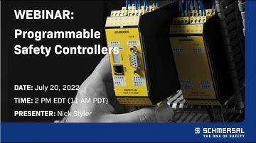 Webinar: Programmable Safety Controllers PSC1