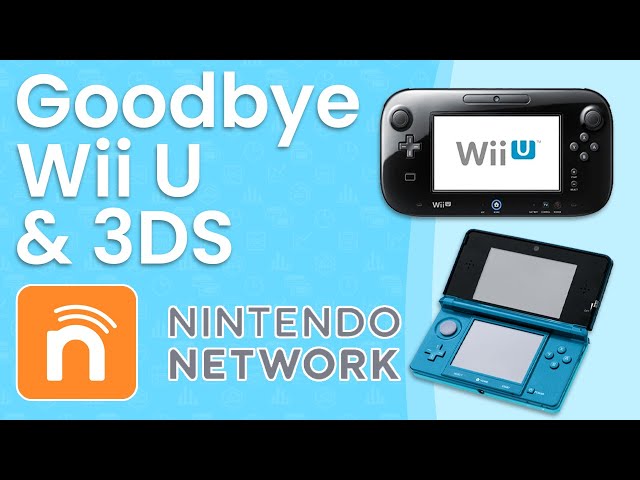 It's over! Nintendo will shut down the servers for Wii U and