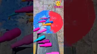 ❤️💚🧡🥳Breaking Colorfull glass bottle AG #Shorts #ASMRsatisfying #asmrsound #satisfyingvideo🥳🍾💫