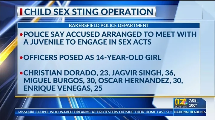 Five arrested in online child sex sting: BPD