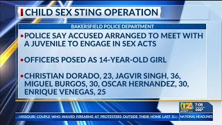 Five arrested in online child sex sting: BPD