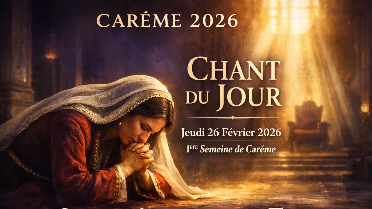 CHANT DU JOUR : Jeudi 26 Février 2026 | 1ère Semaine de Carême 2026 - Je n’ai pas d’autre secours