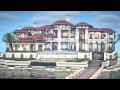 Minecraft: Mediterranean Mansion Tutorial + Interior | Part 1