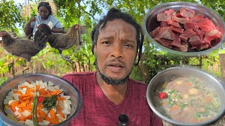 How to make RED PEA 🫛BEEF SOUP 🍲