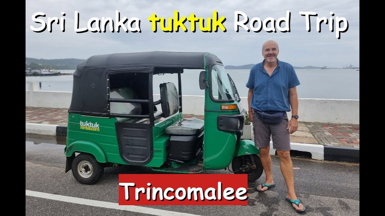 Exploring Sri Lanka by Tuk-Tuk 🇱🇰 Trincomalee, RAIN, and Tuktuk BREAKDOWN