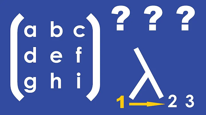 Eigenvalues (3x3) | fast and easy