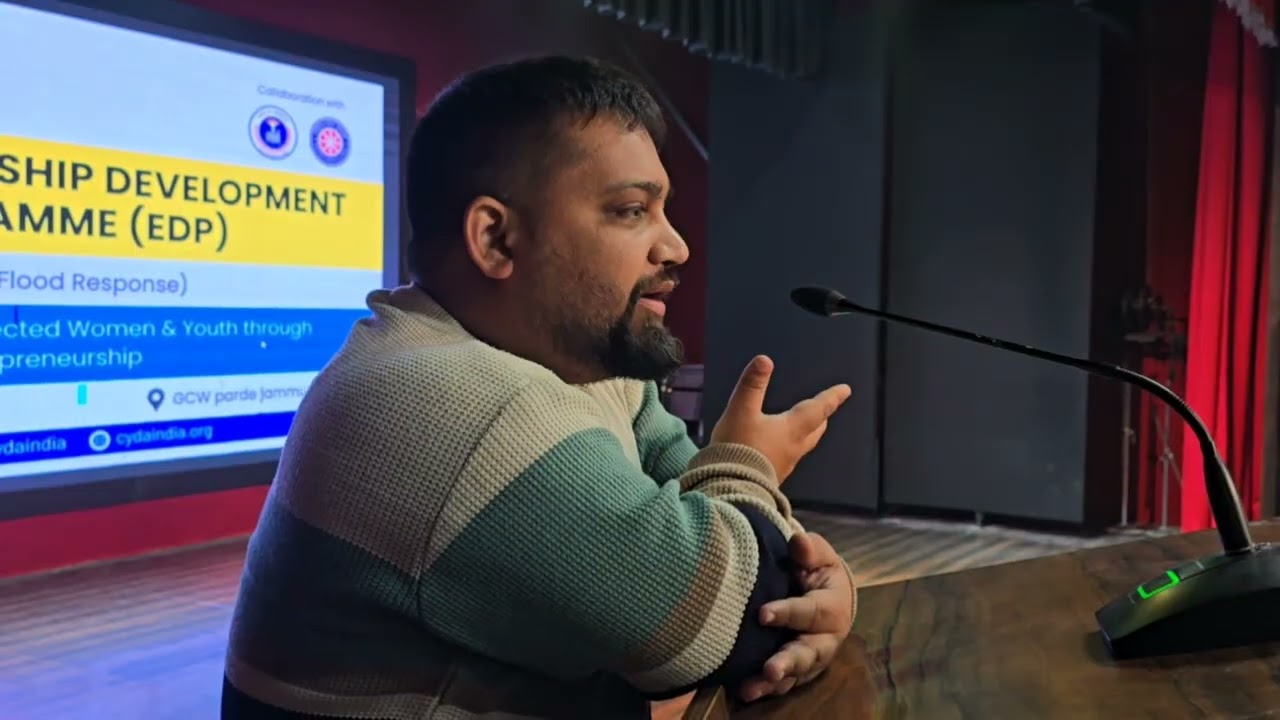 CYDA India & GCW Parade organized an Entrepreneurship Development Program in Jammu