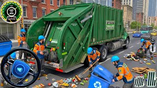 Garbage Trash Truck Realistic Driving 3D - City Road Garbage Dumper Truck Games - Android GamePlay screenshot 1