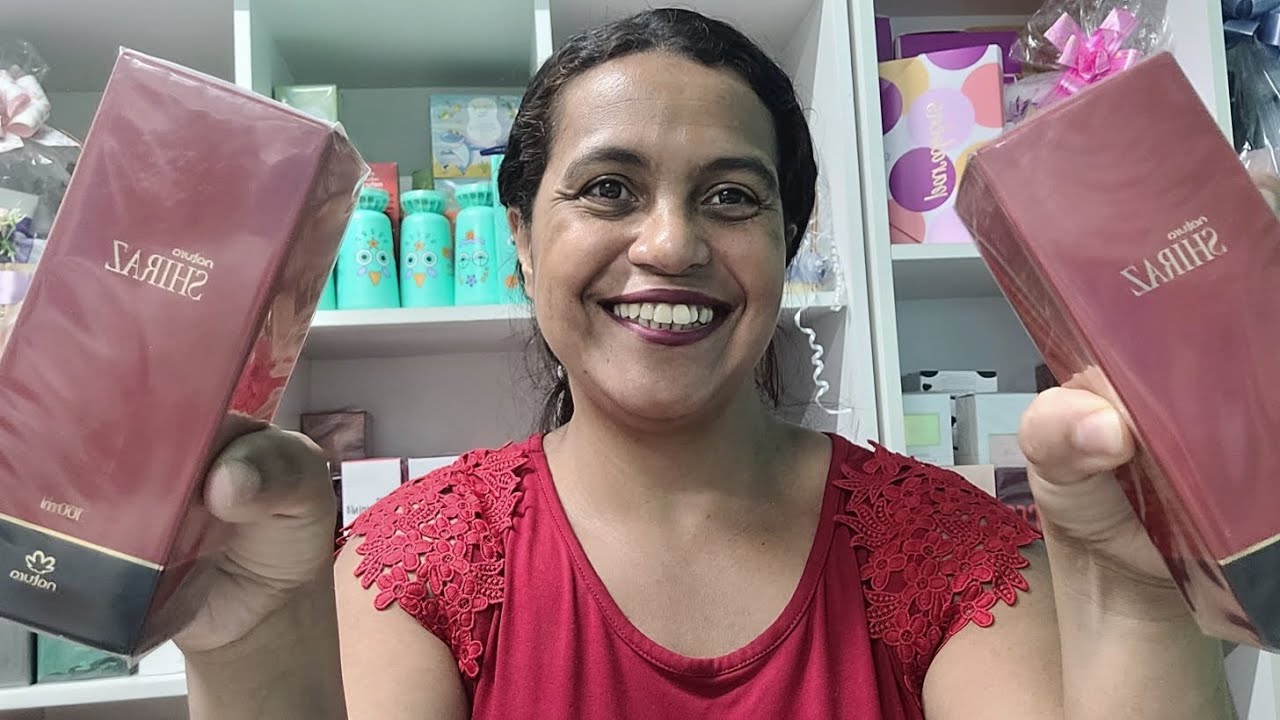 Abertura de caixa da natura com shiraz 