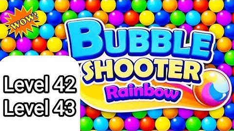 Bubble shooter game Level 42 and Level 43