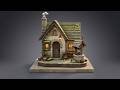 Fairytale Fantasy Stone Cottage with Wishing Well - PBR Photogrammetry
