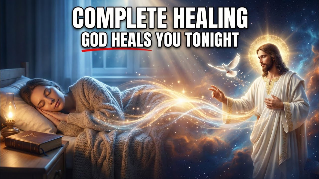 "GOD HEALS YOU TONIGHT WHILE YOU SLEEP 🙏 POWERFUL 3AM MIRACLE PRAYER FOR COMPLETE HEALING"