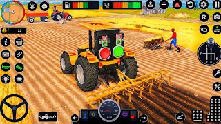 Modern Tractor Farming Simulator 4D - New Tractor Games - Drive Jcb Tractor - Android Gameplay screenshot 4