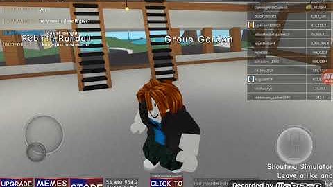 Roblox-Shouting Simulator glitch