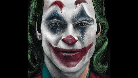 DIGITAL PAINTING (JOKER) USING FINGER ONLY ON AUTODESK SKETCHBOOK APP